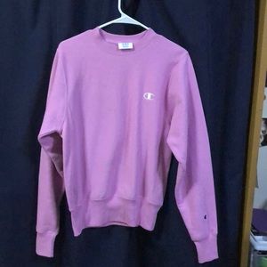 Pink champion sweatshirt